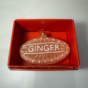 John Derian Ginger Ornament New With Box 2025